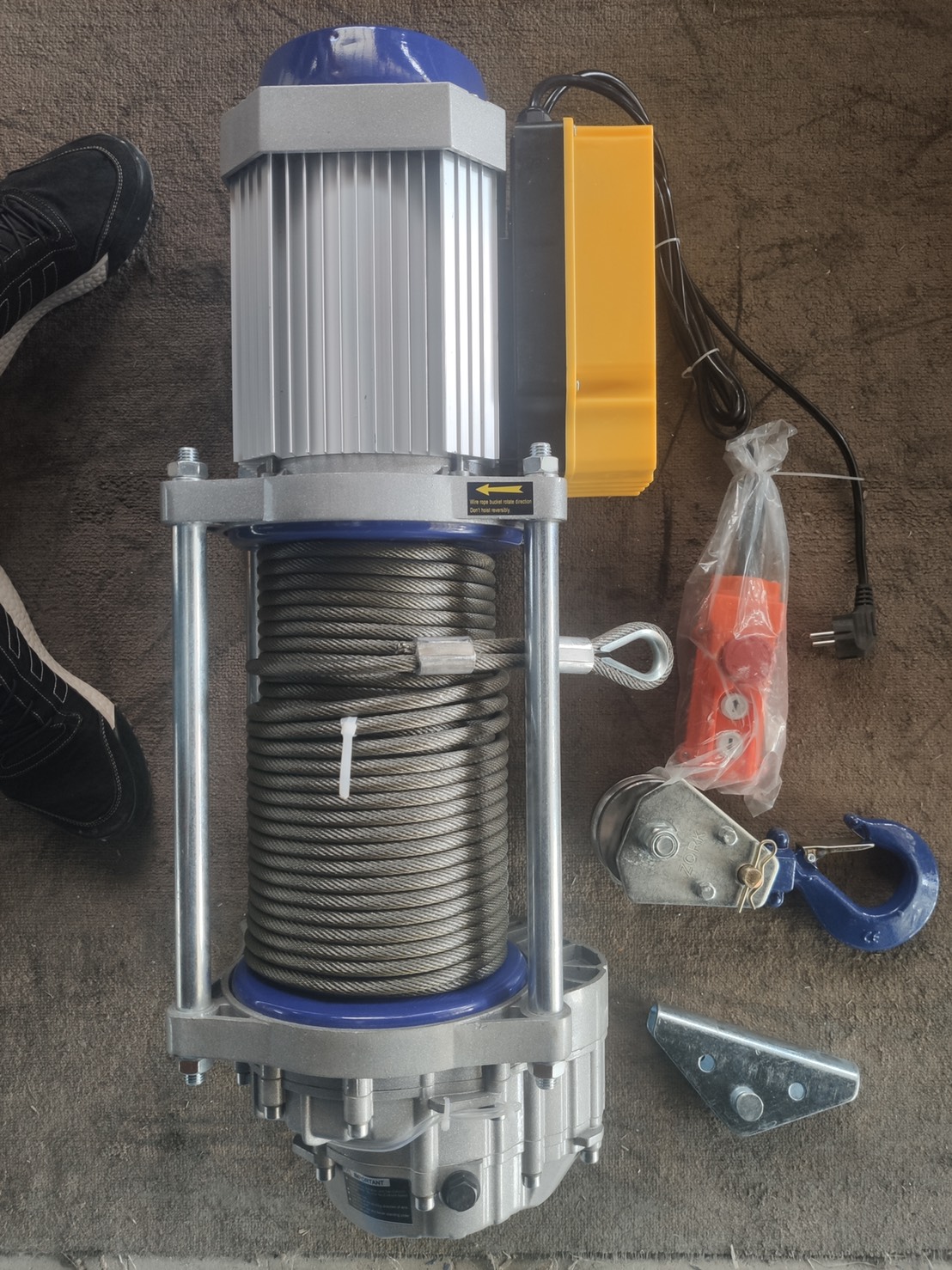 ម៉ូទ័រយោងយឺត2T(220V80M)10MM